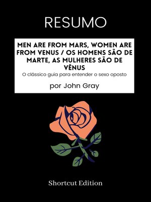 cover image of RESUMO--Men Are From Mars, Women Are From Venus / Os homens são de Marte, as mulheres são de Vênus